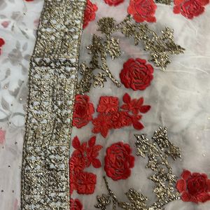 Pakistani Designer Heavy Embroidered Suit Dupatta