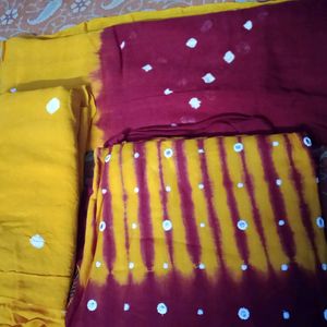 Malmal Cotton Jaipuri  Suit Material