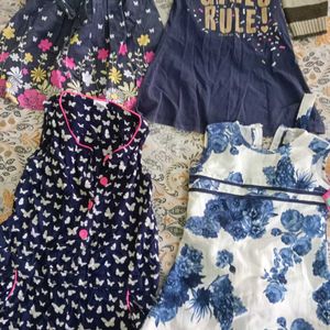 Pack Of 4 Frocks