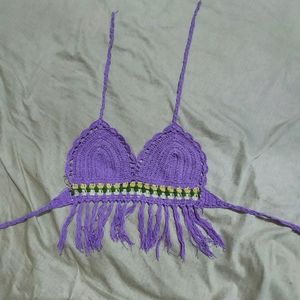 Crocheted Bikini Top Which Has Never Been Used