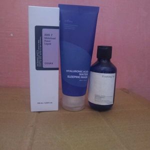 Cosrx AHA Whitehead Powerliquid & Isntree Sleeping