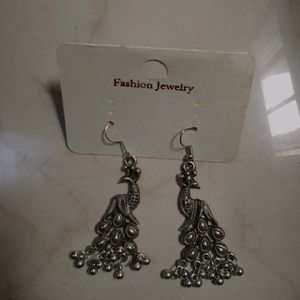 Silver Oxidised Earrings