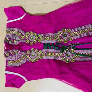 anarkali jacket dress