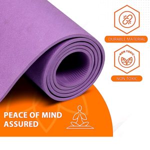 Purple 6mm Yoga Mat