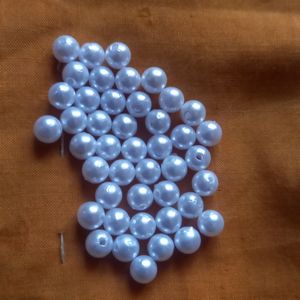 White Moti Beads