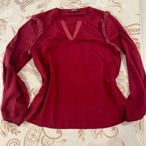 Red Formal Top
