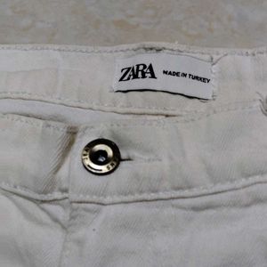 Zara White Cargo