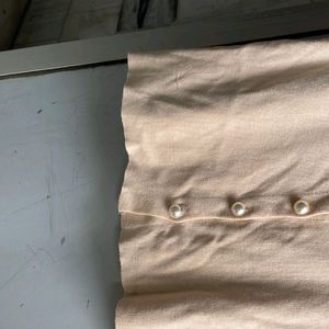 Beige Korean Style Top