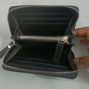 Womens Leather Chain Wallet