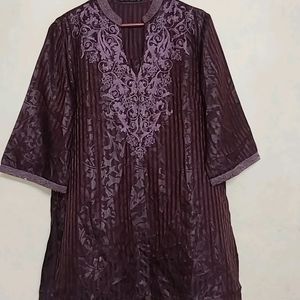 Branded Kurti Wit Beautiful Work  Like New