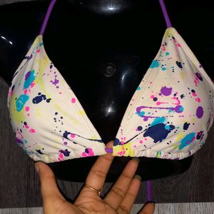 Multicolored Bikini Top 👙