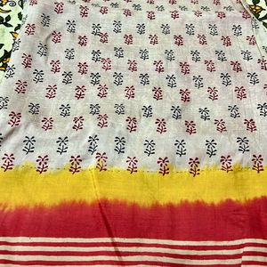 Used Pure Silk light weight saree