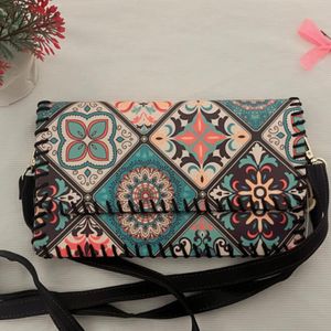 Traditional Sea Green Sling Bag