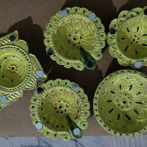 Homemade Diyas