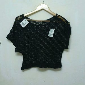 Trendy New Black Top For Women