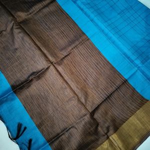 Blue Silk Saree