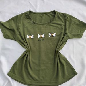 Olive Bee Top