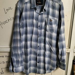 Light Purple Checkered Shirt