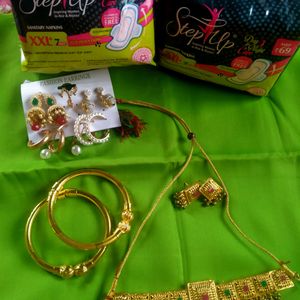 Jewellery Set , Earrings,Period Care , Breslet