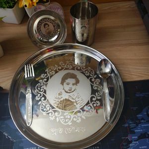 Customized Steel Thali Set