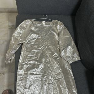 Silver Dress. Not Too Loose . Retro Parties.