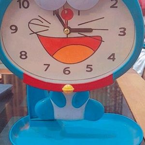 Doraemon Kids Room Clock With Stand (Full Working)