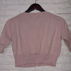 Original Mango Peach Crop Sweater