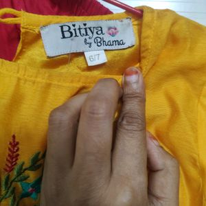 Bitiya By Bhama Kids Kurta Set