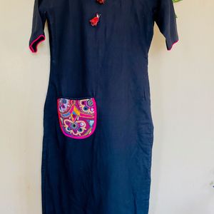 Ethnic Black Kurta