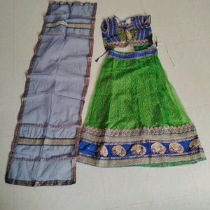 Green Chaniya Choli