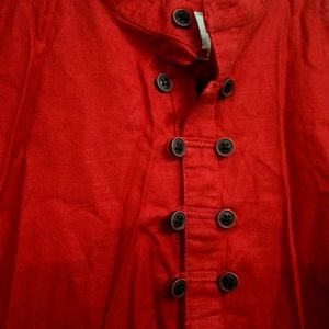 Red Boys Full Sleeves Shirt