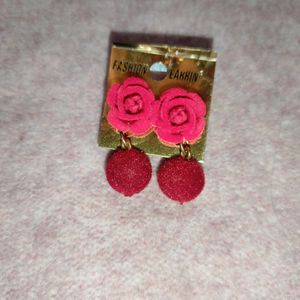 Rose Drop Earring