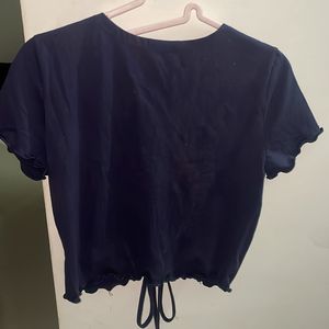 shein tie up top