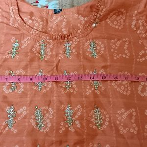 Kurta With Bead Work