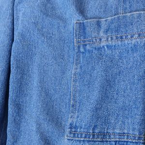 Blue Cargo Jeans For Women