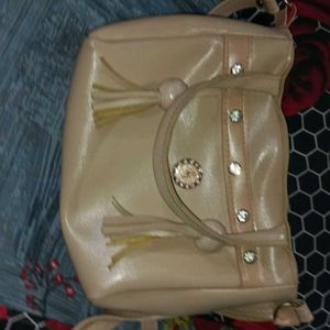 Sling Bag Nude Cream Colour