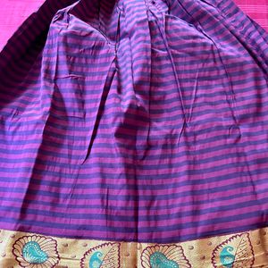 Pattu pavada Lehenga(6-7 Years)