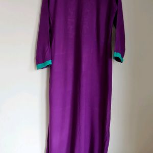 Purple Full Length Kurta