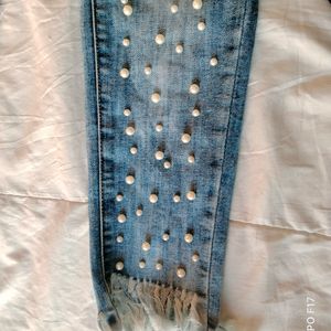 Denim Pearl Pant