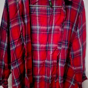 Red Trending Check Shirt For Men And Women 😍