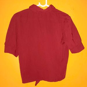 Maroon Color Stylish Top