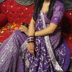 Purple New Lehnga Choli