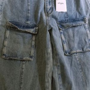 Mid Waist Wide Leg Jeans