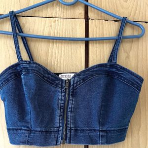 Denim Bralette