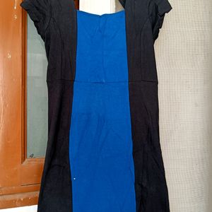 Blue And Black Dress