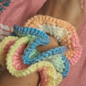 Handmade Crochet Scrunchies