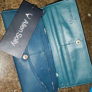 Deep Sea Green Old Purse From Allen Solly