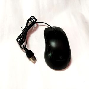 Zebronics Black Wired Mouse For PC/Laptop