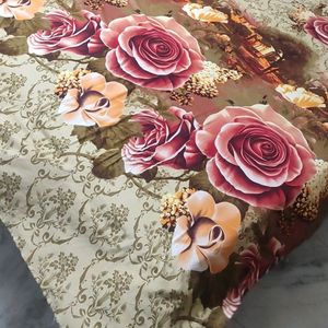 Multi Printed Cotton Blend Double Bedsheet