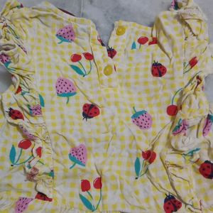 Yellow Baby Girl Frock...